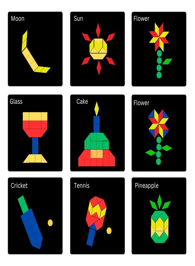 KITOY Magnaplay Shapes | 96 Magnetic Shapes with Board | 4+ Years (Multicolour) - Image 5